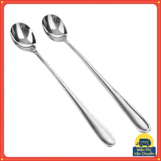 Thìa Sinh Tố Inox Cán Dài, Thìa Chanh Inox Không gỉ sáng bóng bền đẹp 18cm
