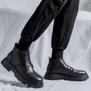 Giày Boot Nam - Boots Combat Chunky Đế Cao Pro GN422