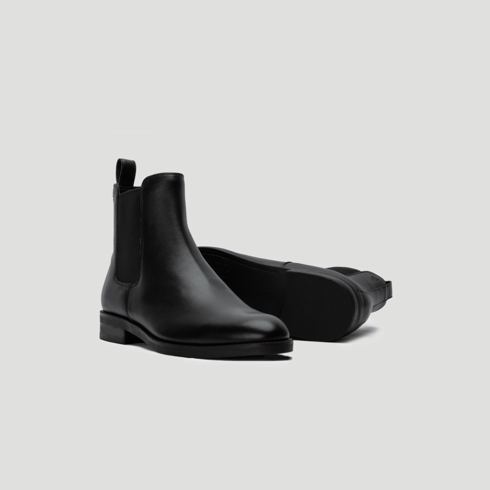 Giày boot THE WOLF classic chelsea boot - Black J295 Omen Sneaker