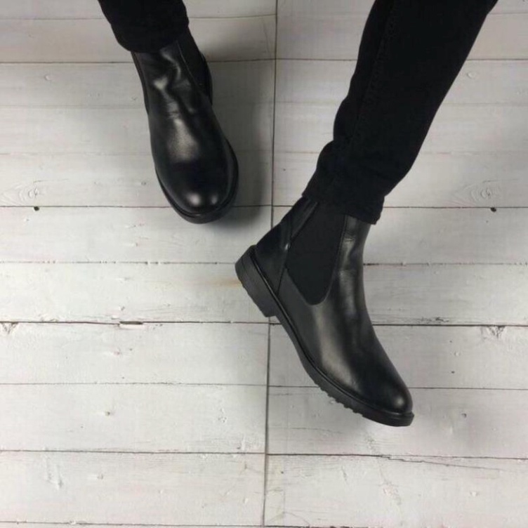 🇨🇭 Giày Chelsea Boots Nam Classic Tăng độ cao - Da Bò Siêu Êm
