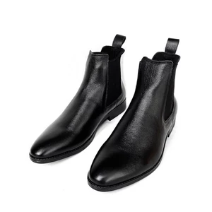 Giày chelsea boot da bò thật TEFOSS HT650 cổ cao trang điểm size 38-43 ( HOT 2 )
