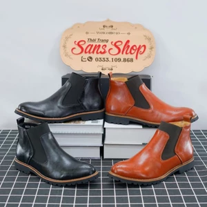 SALE Giày Chelsea Boots Giày Bốt Nam Da Thật Sans101 sự tin tưởng 2020 ⚡ CHẤT sịn : new L ' . ' eͫ ' :