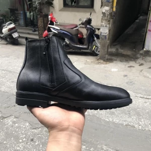 Giày Chelsea Boot da bò nguyên tấm khóa 2H - 55