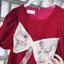 ĐẦM BABYDOLL ĐỎ ĐEN TAY PHỒNG NGỰC PHỐI NƠ REN TO