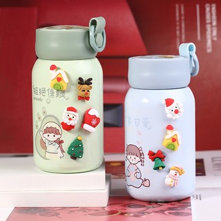 Combo 4 sticker dán trang trí hoạ tiêt noel siêu dẽ thương - trang trí binh giữ nhiệt