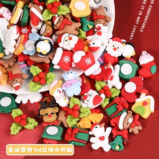 Combo 4 sticker dán trang trí hoạ tiêt noel siêu dẽ thương - trang trí binh giữ nhiệt