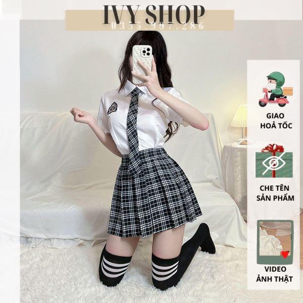 Bộ Đồ Ngủ Cosplay Sexy Nữ Sinh Xuyên Thấu Váy Ngủ Thủy Thủ Hs001 Loại