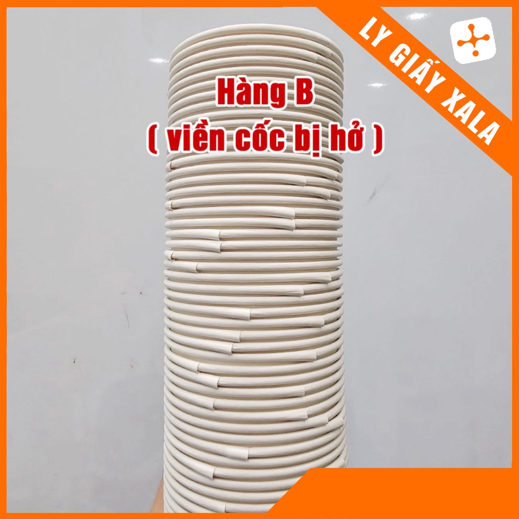 500 cốc giấy dùng 1 lần 7oz 210ml Ly giấy uống nước dùng cho bữa tiệc hội nghị liên hoan