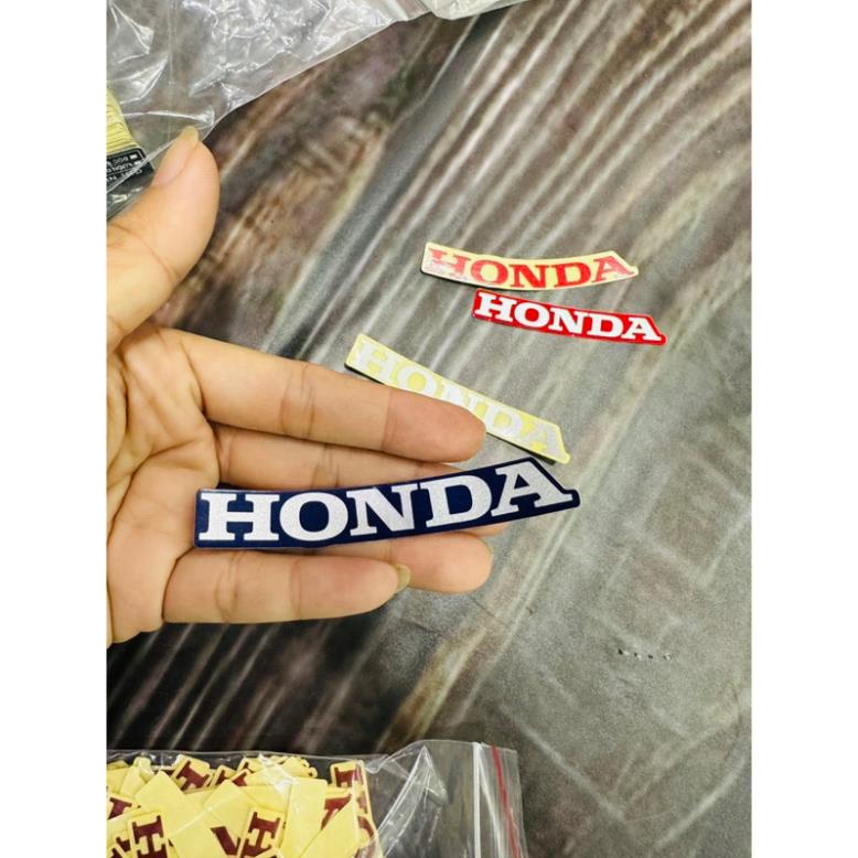Tem Honda mặt nạ Vision,Sh20,ShMode.Hàng Zin(Chữ Cong)