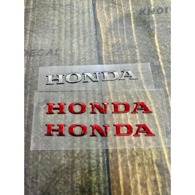 Tem Honda chữ nổi mặt nạ Hàng Zin chuẩn hãng