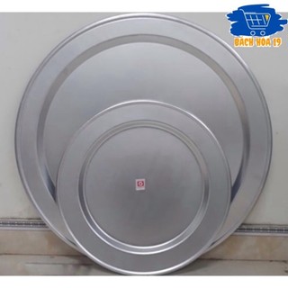 Mâm Nhôm Ăn Cơm Mịn Dày Dặn Chắc Chắn - Dùng Bày Để Bày Cỗ, Đồ Ăn, Bày Quả, Bày Lễ Cúng Gia Tiên