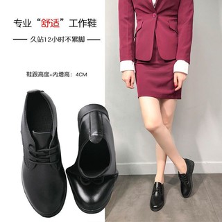 Giày Cao Gót Màu Đen Chống Trượt Chân Tiện Dụng Thời Trang Cho Phụ Nữ Trung Niên