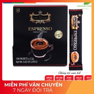 Cà phê hòa tan King Coffee Espresso hộp giấy 15x2.5g - Đặt hàng Coop Online