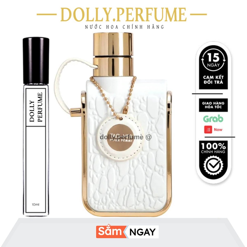 Tester Nước hoa nữ ARMAF Tag-Her - Pour Femme - Eau de Parfum EDP 10ml |  Shopee Việt Nam