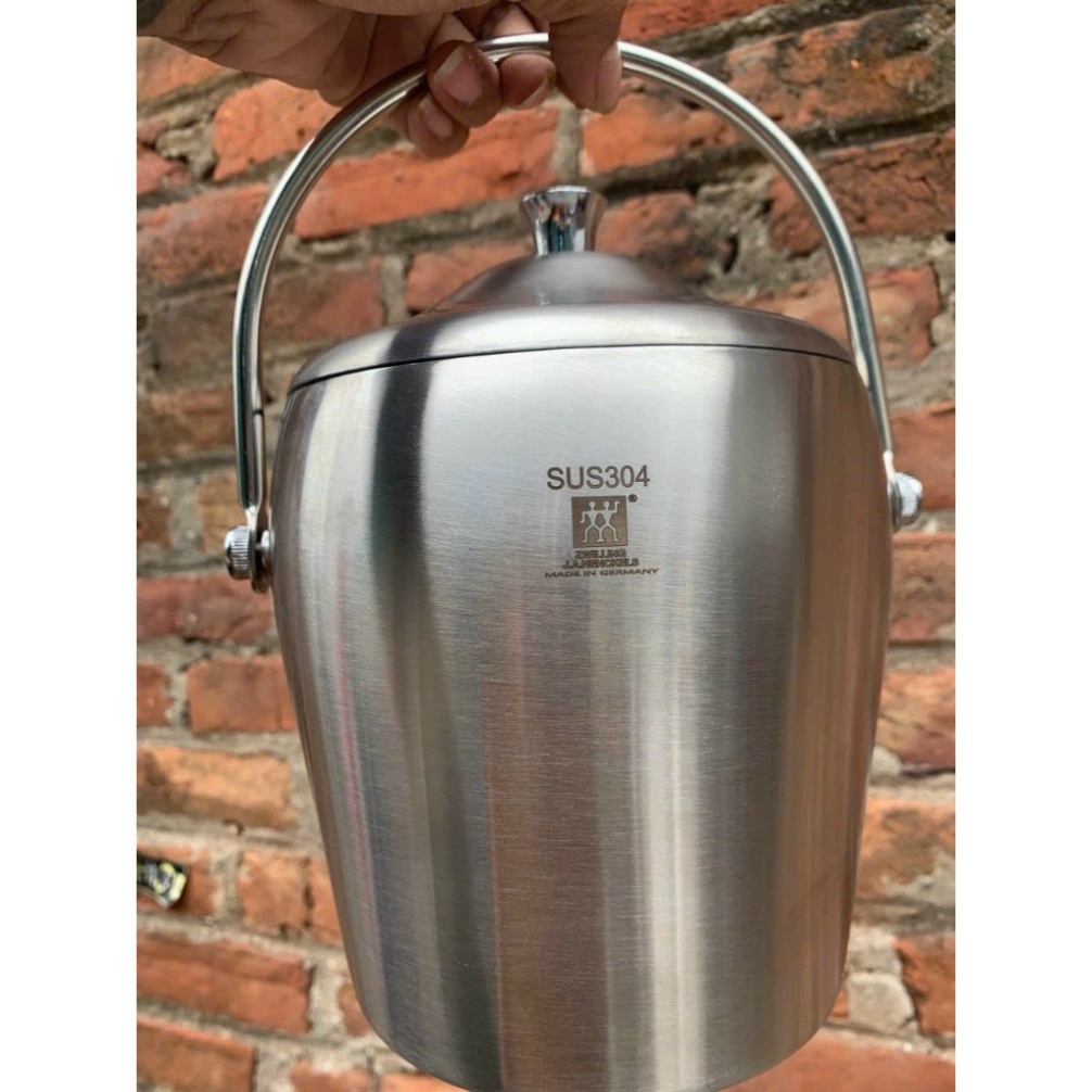 Xô đựng đá 2l innox của đức hiệuZWILLING (made in germany) Shopee