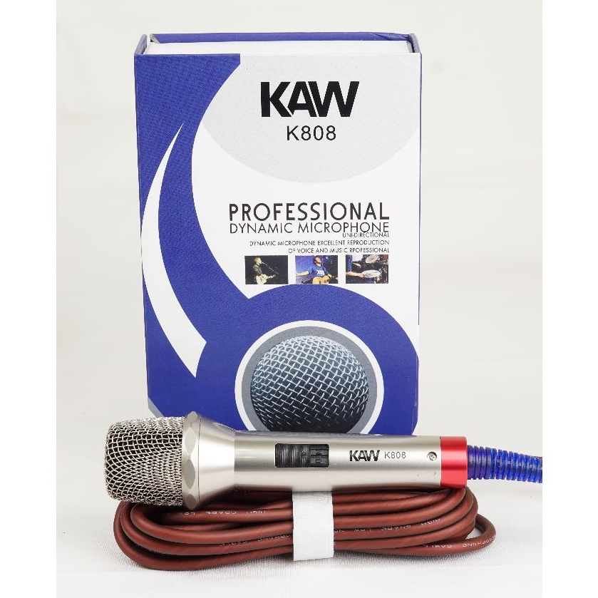 Micro hát Karaoke KAW K808 Chống Hú, Chống Ồn - ảnh 4