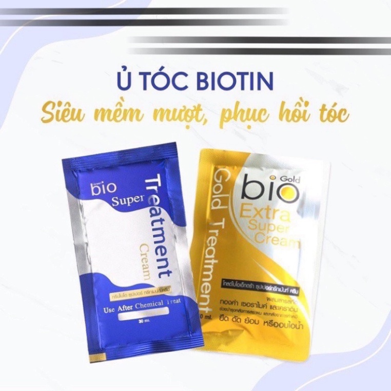 Ủ tóc Biotin Gold siêu mềm mượt, phục hồi tóc | Shopee Việt Nam
