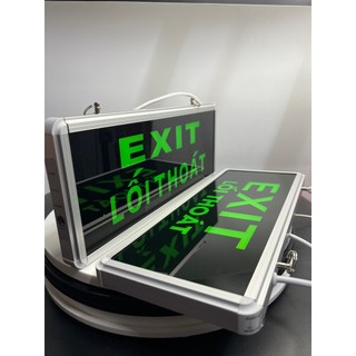 Đèn Exit 1 mặt có chữ lối thoát Đèn Exit 2 mặt có chữ lối thoát dienbaoanh