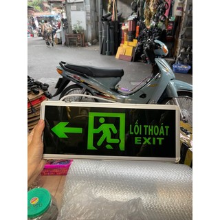 Đèn Exit 1 mặt có chữ lối thoát Đèn Exit 2 mặt có chữ lối thoát dienbaoanh