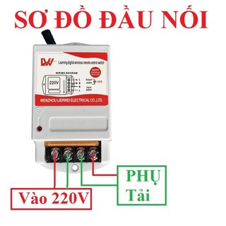 Cônng tắc điều khiển từ xa bật tắt máy bơm động cơ LW 40A 1000 mét -3000 mét-5000 mét
