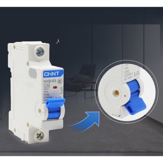 Áp tô mát 1 Pha Chint AC, Aptomat CHINT NXB-63 1 Pha AC 10A,16A,20A,25A,32A,40A 50A,63A,80A,100A,125