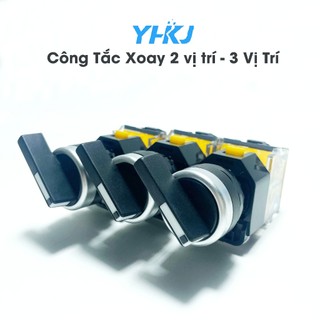 Công Tắc Xoay Giữ Trạng Thái 2 Vị Trí, 3 Vị Trí YHKJ Cần Dài 2 vị trí , 3 Vị Trí 220V (Loại Tốt )