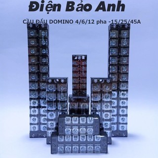 Cầu Đấu Điện Domino Các Loại 15A/25A/45A - 4P/6P/12P dienbaoanh