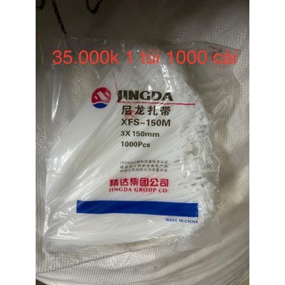 Dây Rút Nhựa Jingda 15cm – 50cm (PA66) – Dây Thít Nhựa Buộc Dây Điện, Hàng Hóa Nhiều Kích Thước