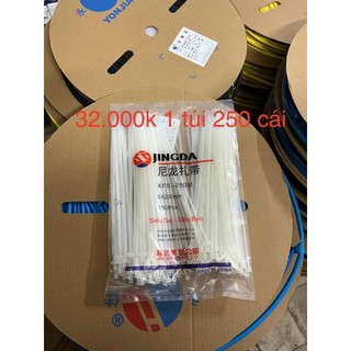 Dây Rút Nhựa Jingda 15cm – 50cm (PA66) – Dây Thít Nhựa Buộc Dây Điện, Hàng Hóa Nhiều Kích Thước