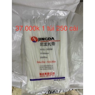 Dây Rút Nhựa Jingda 15cm – 50cm (PA66) – Dây Thít Nhựa Buộc Dây Điện, Hàng Hóa Nhiều Kích Thước
