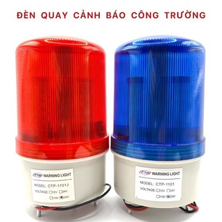 Đèn Quay Cảnh Báo, Đèn Quay Cảnh Báo Công Trường Có Còi & Không Còi Dùng Cho 3 Dòng Điện Khác Nhau