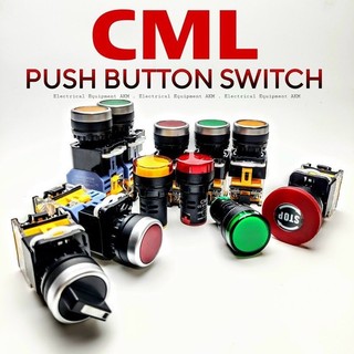 Nút Nhấn Nhả Có Đèn CML D22 Nút Nhấn Nhả, Nút Nhấn Tự Giữ LA-39 11D Xanh Đỏ Vàng Gắn Tủ Điện