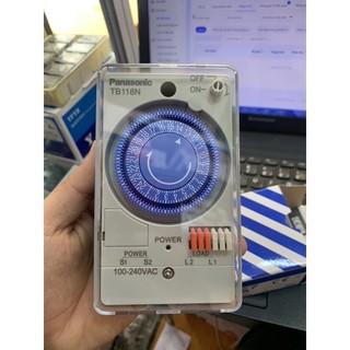 Role Thời Gian, Rơ Le Đồng Hồ Hẹn Giờ TB118 -220v Panasonic, Timer Thời Gian Công Tắc Đa Năng