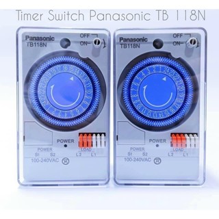 Role Thời Gian, Rơ Le Đồng Hồ Hẹn Giờ TB118 -220v Panasonic, Timer Thời Gian Công Tắc Đa Năng