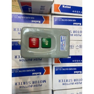 Công Tắc Nút Nhấn 3 Pha KH305 KH201 380V, Nút Nhấn ON/OFF Điều Khiển Động Cơ 7.5kW Vỏ Kim Loại