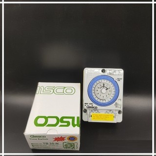 Đồng Hồ Cơ Hẹn Giờ Camsco 24H TB-35-N Bật Tắt Tự Động Thiết Bị Điện Rơ Le Timer 220VAC Lắp Tủ Điện