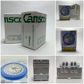 Đồng Hồ Cơ Hẹn Giờ Camsco 24H TB-35-N Bật Tắt Tự Động Thiết Bị Điện Rơ Le Timer 220VAC Lắp Tủ Điện