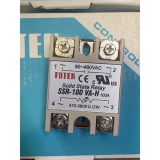 Role Bán Dẫn Fotek SSR-40VA - 60VA - 100VA-H, Rơ le Fotek Solid State Relay Điều Khiển AC 90–480VAC