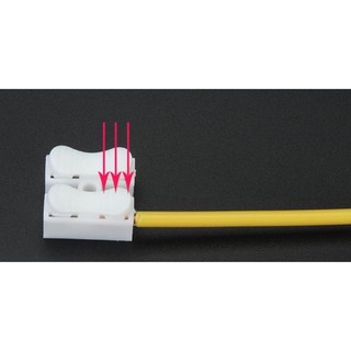 Combo Cút Nối Nhanh Dây Điện CH2 - Kẹp Nối Dây Đôi CH-2 PA66 (Combo 50 / 100 Cái)