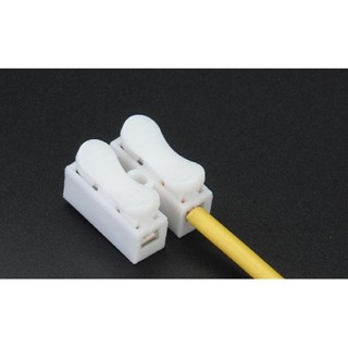 Combo Cút Nối Nhanh Dây Điện CH2 - Kẹp Nối Dây Đôi CH-2 PA66 (Combo 50 / 100 Cái)