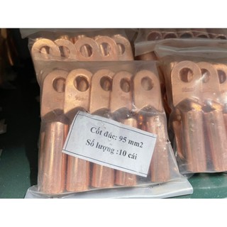 Cos Đồng Đỏ, Cốt Đúc Đỏ Các Loại Từ 16 Đến 120 Combo 5 Cái Cosse Đồng Chất Lượng Cao