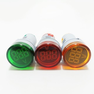 Đèn Báo Volt Phi 22 Hiển Thị Điện Áp LED – Đèn Báo Pha Màn Hình Số AC 20–500V Lắp Tủ Điện