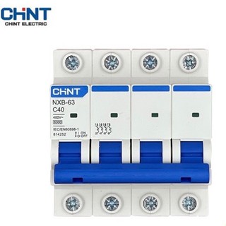 Attomat Chint 4 pha, 4P 23A-40A-63A -100A NXB-4P Dòng Cắt 6KA Hãng CHINT