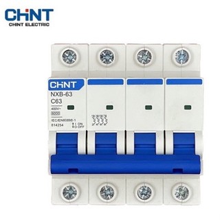Attomat Chint 4 pha, 4P 23A-40A-63A -100A NXB-4P Dòng Cắt 6KA Hãng CHINT