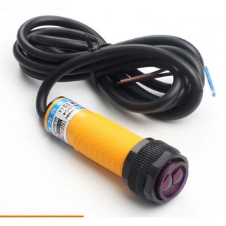 Cảm Biến Quang E3F-DS30C4 DC NPN NO Phi 18, Cảm Biến Hồng Ngoại 3 Dây 6–36VDC Khoảng Cách 0–30cm