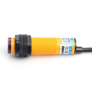 Cảm Biến Quang E3F-DS30C4 DC NPN NO Phi 18, Cảm Biến Hồng Ngoại 3 Dây 6–36VDC Khoảng Cách 0–30cm