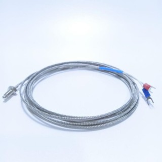 Cảm Biến Nhiệt Độ Can K 0–800°C, Dây Cảm Biến Nhiệt Độ Loại K Ren 6 Phi 5 Dài 2m / 3m / 5m