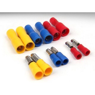 100 Đầu cos dây điên, cos đầu đạn, bộ đầu cos đực (MRD) cái (FRD)