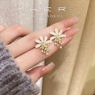 Khuyên tai nữ cô dâu hoa cổ tích S925 Her Accessories (mới) phụ kiện phong cách Hàn Quốc độc đáo - BT161