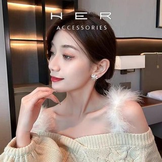 Khuyên tai nữ cô dâu hoa cổ tích S925 Her Accessories (mới) phụ kiện phong cách Hàn Quốc độc đáo - BT161